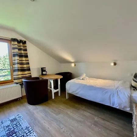 Le Petit Loup, Appartement Neuf Avec Jardin Gerbépal Exterior foto